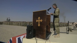 British and Coalition Forces Hold Remembrance Day Celebration