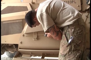 SPC Michael Torres Wheeled Vehicle Mechanic Feature