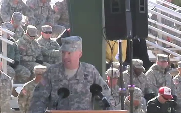 4th Infantry Division and Fort Carson Change of Command Speech Clips and Interview