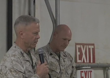 Commandant of the Marine Corps Visits Camp Leatherneck