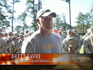 Brett Favre Visits Task Force Roc