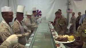 Thanksgiving Dinner in Afghanistan