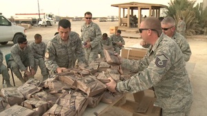 Airmen at Thanksgiving