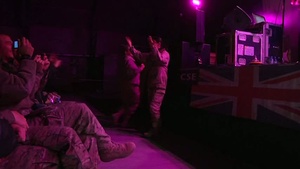 RAW B-Roll-UK CSE Show Entertains Coalition Troops in Kabul Afghanistan