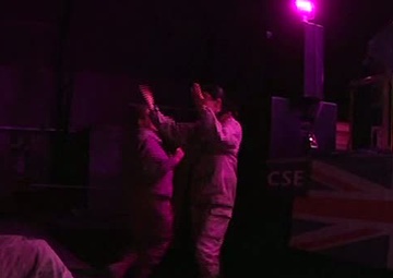 RAW B-Roll-UK CSE Show Entertains Coalition Troops in Kabul Afghanistan