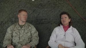 Mom and Son Meet in Afghanistan, Interview