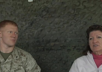 Mom and Son Meet in Afghanistan, Interview
