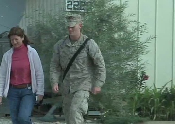 Mom and Son Meet in Afghanistan, B-Roll