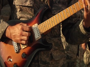 AFCENT Band Plays FOB Goode, Afghanistan