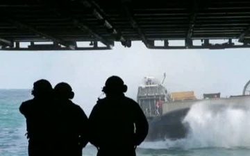 LCAC Transports Marines and Tactical Vehicles