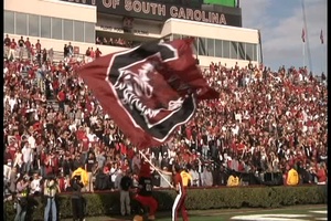 USC Gamecocks salute to the military