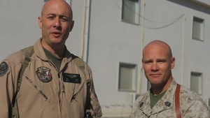 Lt. Col. Thomas Gore and Sgt. Maj. Steven Brunner