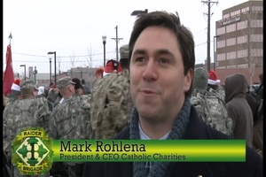 Marching for the less fortunate