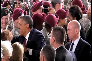 President Obama Visits Fort Bragg Commemorating End of Iraq War