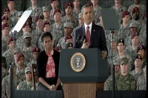 President visits Fort Bragg