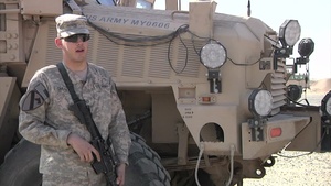 The Last Unit Out of Iraq Passes Through the Khabari-Crossing