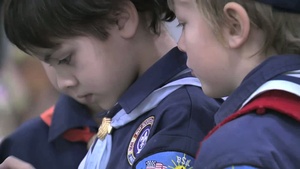 Boy Scouts Donate Popcorn and Pretzels to INNG Troops, Story