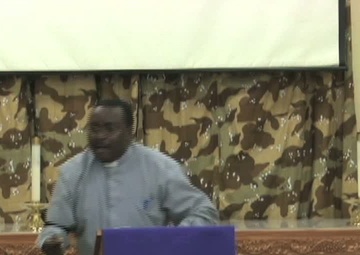 Kenyan Chaplin Visits Camp Lemonnier - with Titles