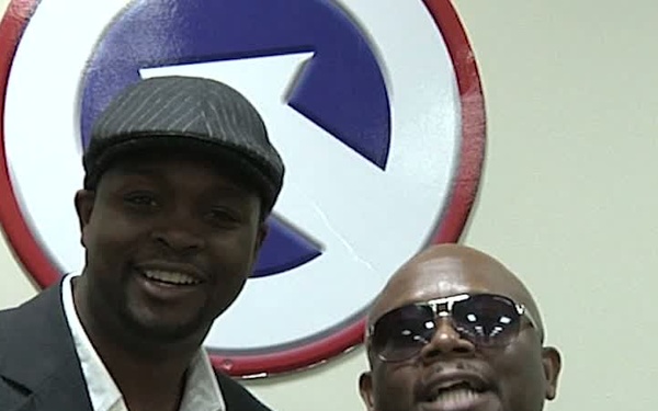 Gary Jenkins and Gary Glenn from R &amp; B Group silk Shout out