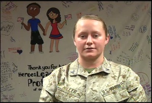 Lance Cpl. Victoria Miller