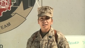 Marine Gunnery Sgt. Sonia Sanchez
