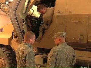 Minuteman Report: Minnesota Guard MRAPs Maintenance