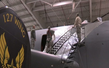 KC-135 Stripe Honors Selfridge, SAC Heritage