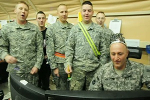 1/34th BCT Soldiers Take a Pause to Ring in the 2012 New Years