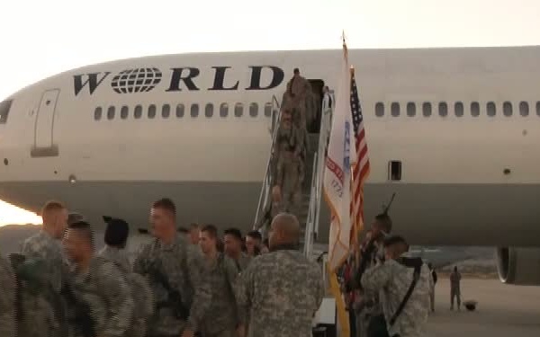 4th IBCT, 1st AD redeployment B-roll
