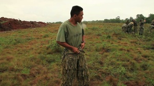 Scout Snipers and Malaysian Army Snipers Conduct a Stalk Exercise