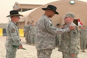 Spc. Tomczak Awarded a 2nd Purple Heart
