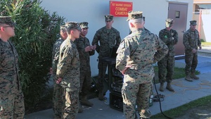 MARFOREUR Commander visit 4th Recon