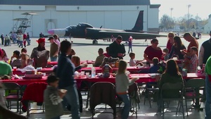 Santa Visits Beale Air Force Base
