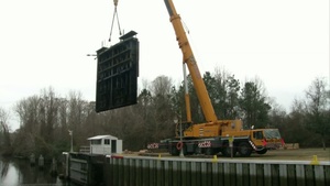 South Mills Lock Gate Removal