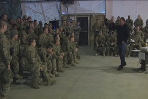 PRT Kandahar Trains in new IED Simulator At Camp Atterbury B-Roll #1