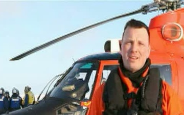 Coast Guard Cutter Healy flight Deck Operations