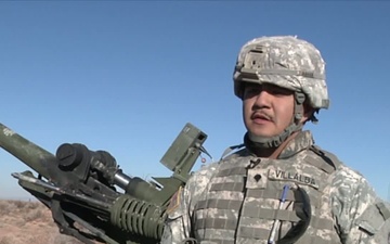 Gunners certify on the M119 on Fort Bliss