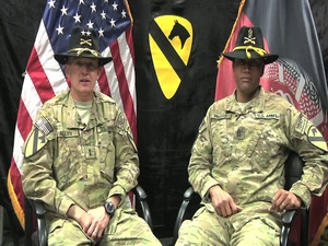 Maj. Gen. Dan Allyn and Command Sgt. Maj. Vimoto Message to Brig. Gen. (Retired) Schoomaker