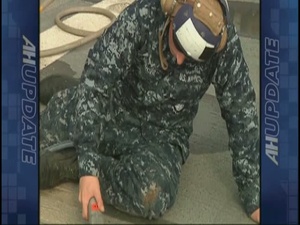 All Hands Update: USS Shiloh Deck Maintenance