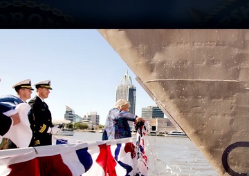 All Hands Update: PCU Coronado Christened in Mobile, Alabama