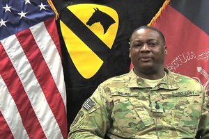 Lt. Col. Dwight Bidjou Sends a Shoutout to the New York Giants