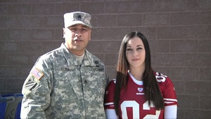 Staff Sgts. Michelle and Joaquin Reyna