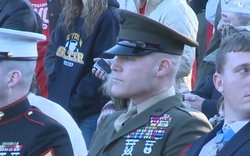 U.S. Marine Sgt. Dakota Meyer, Medal of Honor recipient, visit to Marine Corps Recruit Depot Parris Island, SC