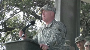 36th Infantry Division Uncasing Ceremony B-roll