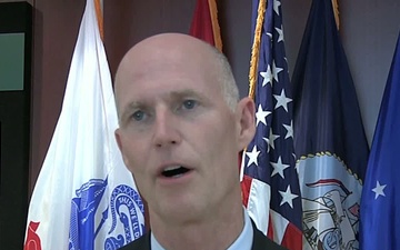 Gov. Rick Scott visits U.S. Southern Command Headquarters