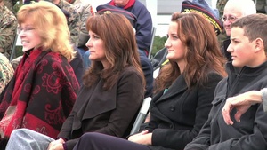 B-roll of 1st Marine Division 71st Anniversary Colors Rededication Ceremony
