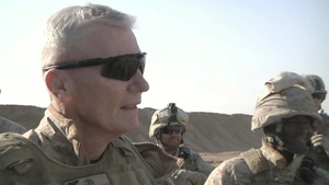 Maj. Gen. John Toolan Fires and Discusses Pen Flares