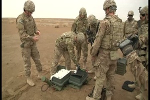 COMBAT ENGINEERS PASS ON SOME EXPLOSIVE KNOWLEDGE