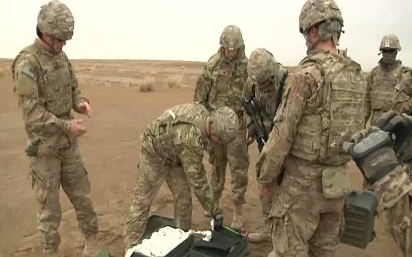 COMBAT ENGINEERS PASS ON SOME EXPLOSIVE KNOWLEDGE
