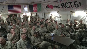 Super Bowl Troop Reaction shots, 1st quarter